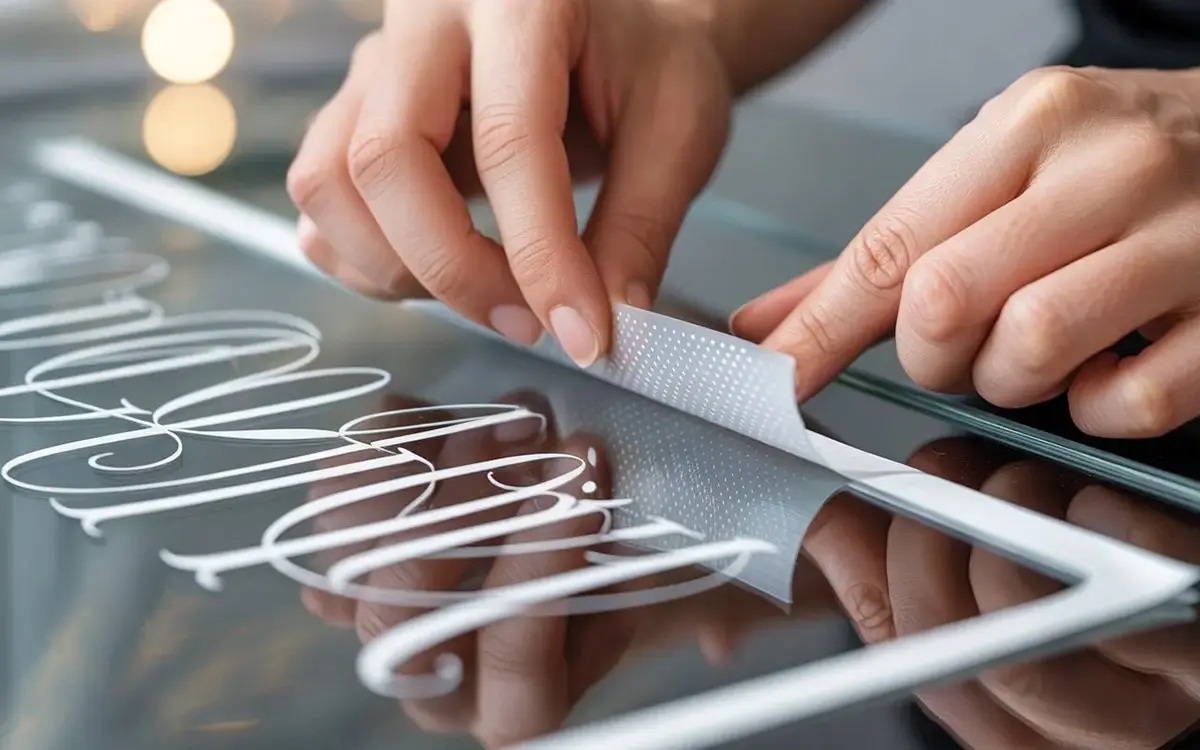 acryl bord bestickeren diy