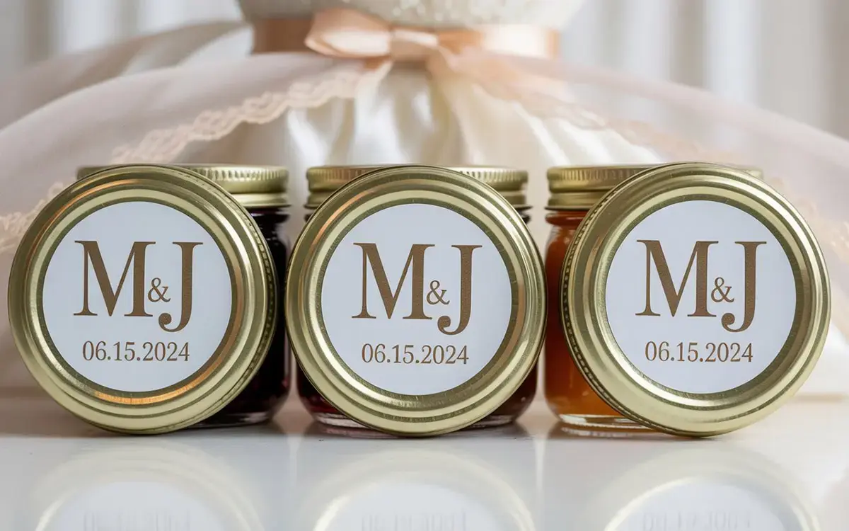 budget bedankjes personaliseren met stickers