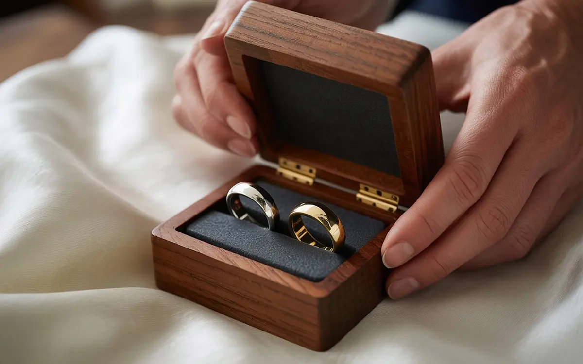 veilig ringdoosje met sluiting