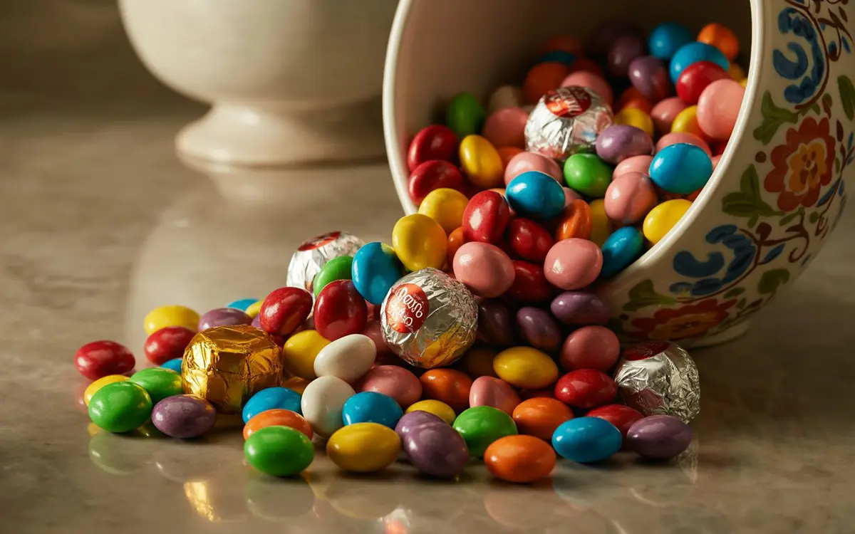 Diverse vulling voor snoepzakjes