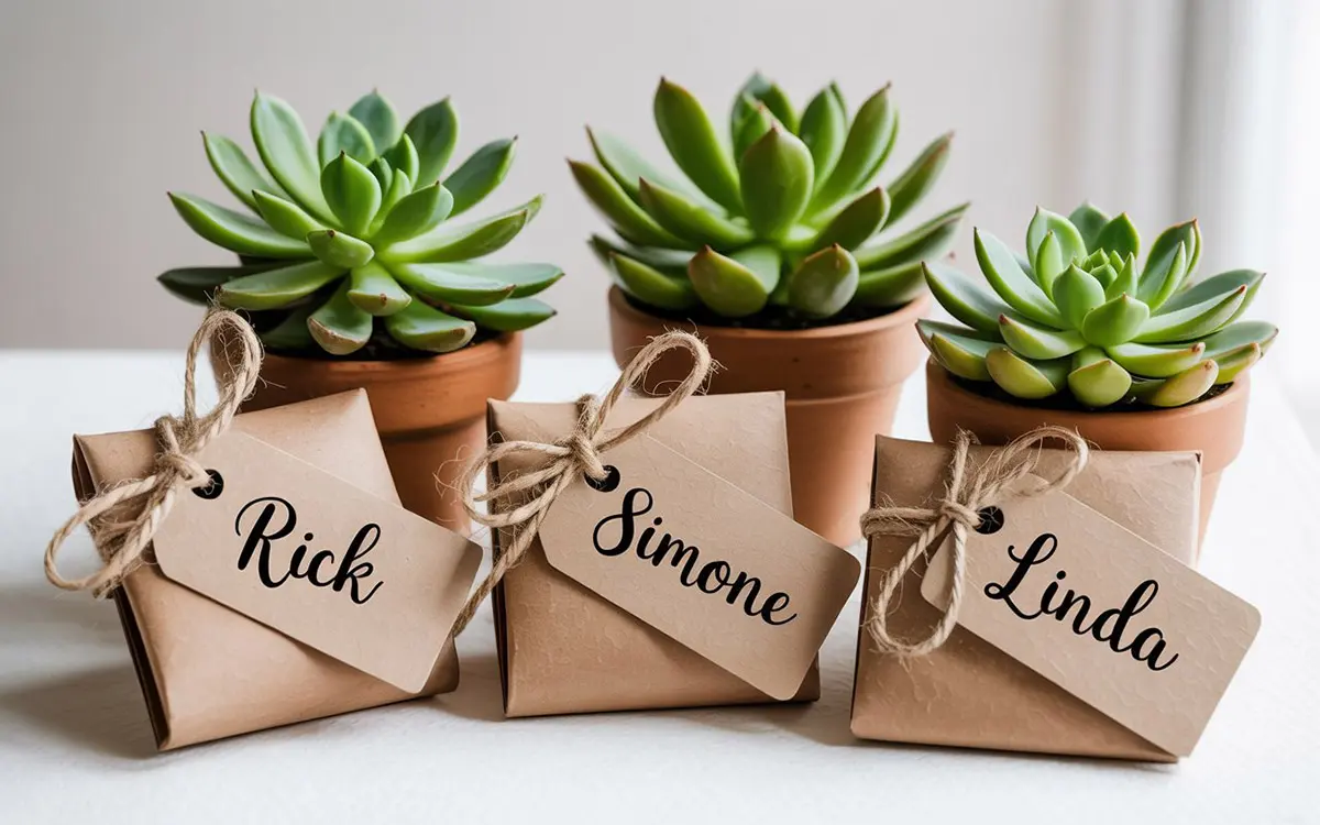 Duurzame en groene bedankjes voor gasten