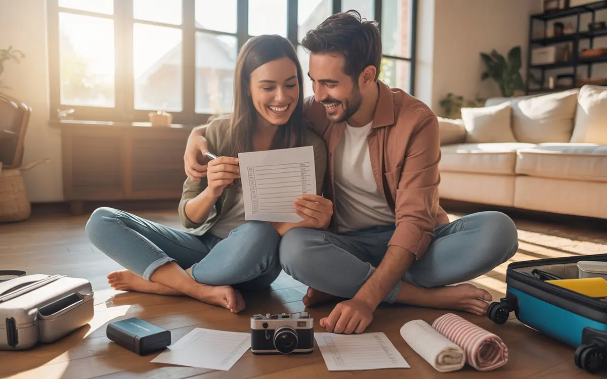 Honeymoon checklist afvinken