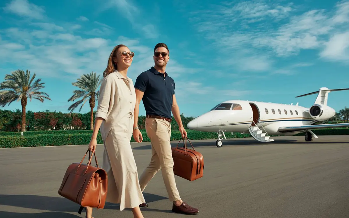 Zorgeloos vertrek op huwelijksreis