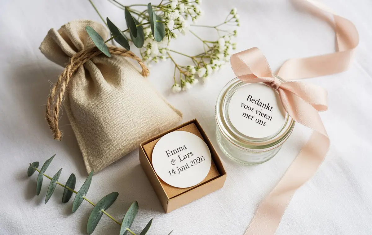 bedankjes verpakking keuze